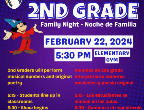 2nd Grade Family Night – 2/22/24