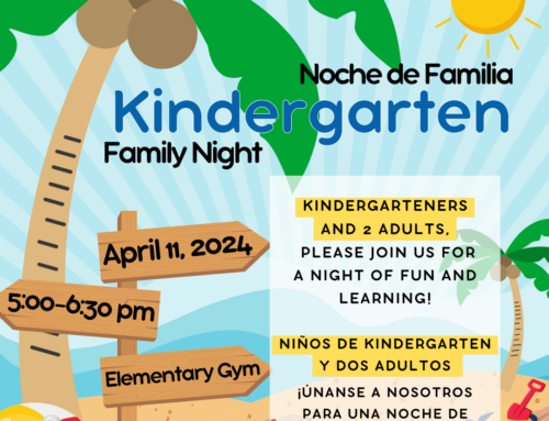 Kindergarten Family Night – 4/11/24